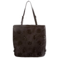 Beaded Mini Top Handle Black