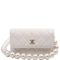 Maxi Pearls WOC Lambskin 30M White
