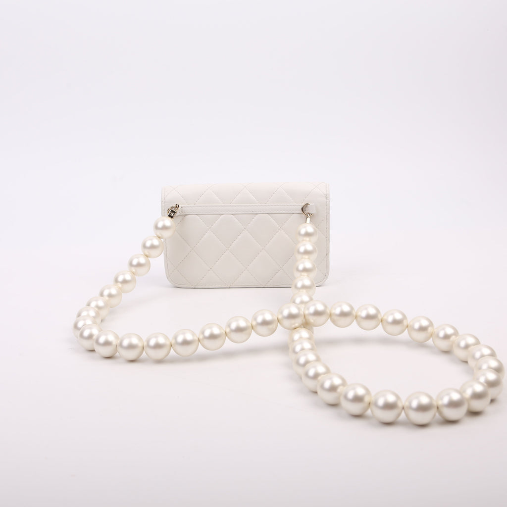 Maxi Pearls WOC Lambskin 30M White