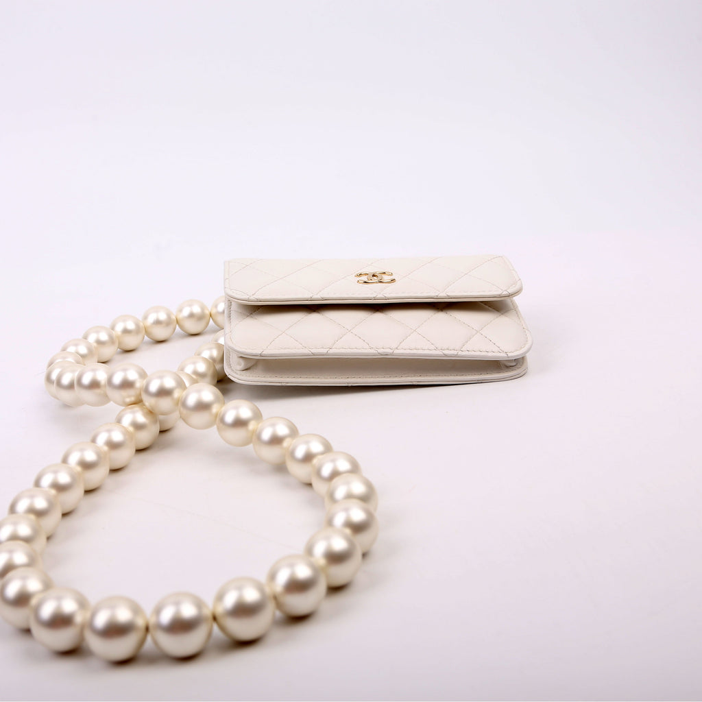 Maxi Pearls WOC Lambskin 30M White
