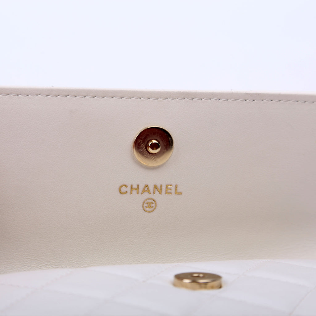 Maxi Pearls WOC Lambskin 30M White