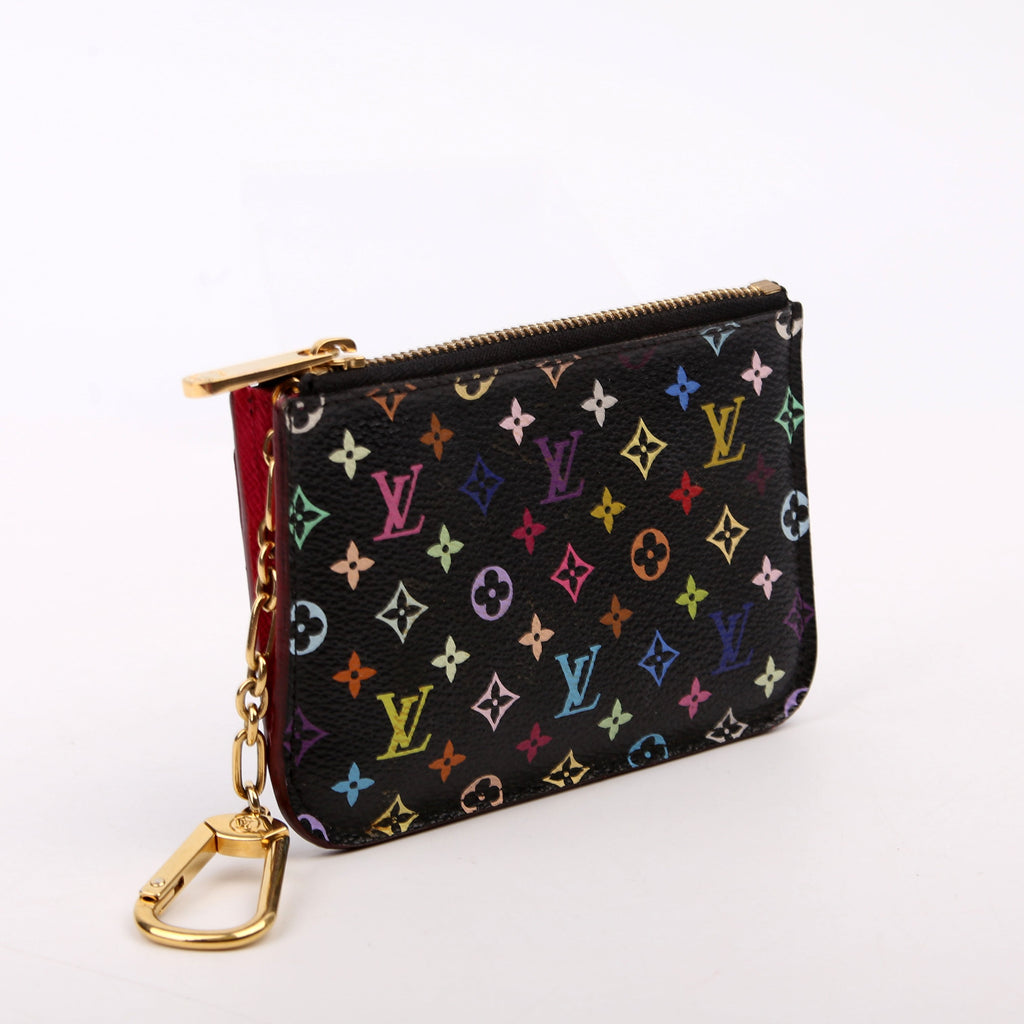 Pochette Cles NM Multicolor Monogram Black