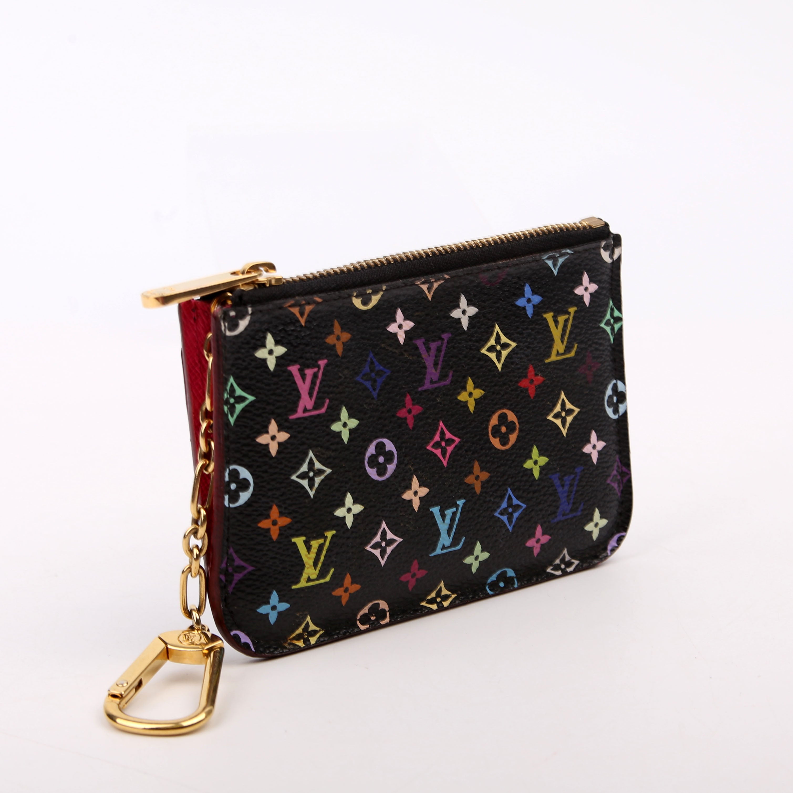 Pochette Cles NM Multicolor Monogram Black