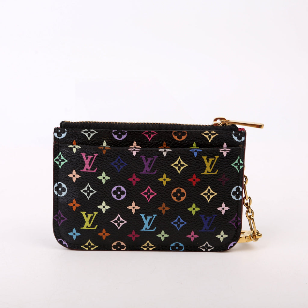 Pochette Cles NM Multicolor Monogram Black