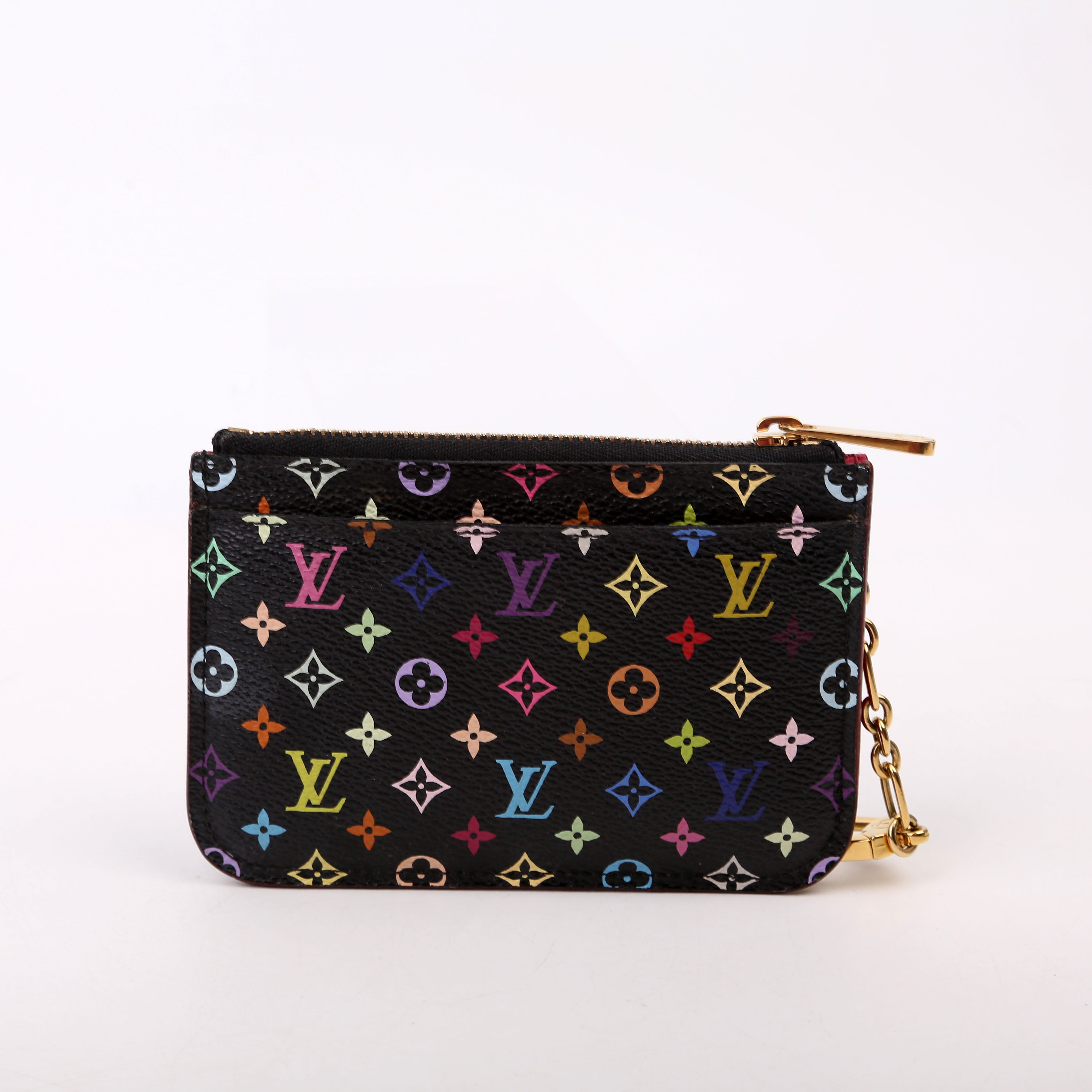 Pochette Cles NM Multicolor Monogram Black