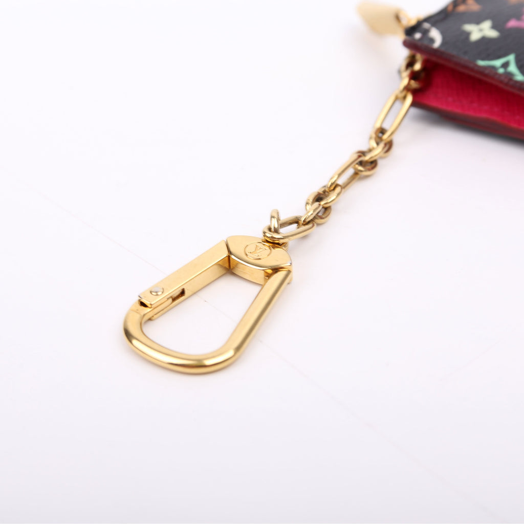 Pochette Cles NM Multicolor Monogram Black