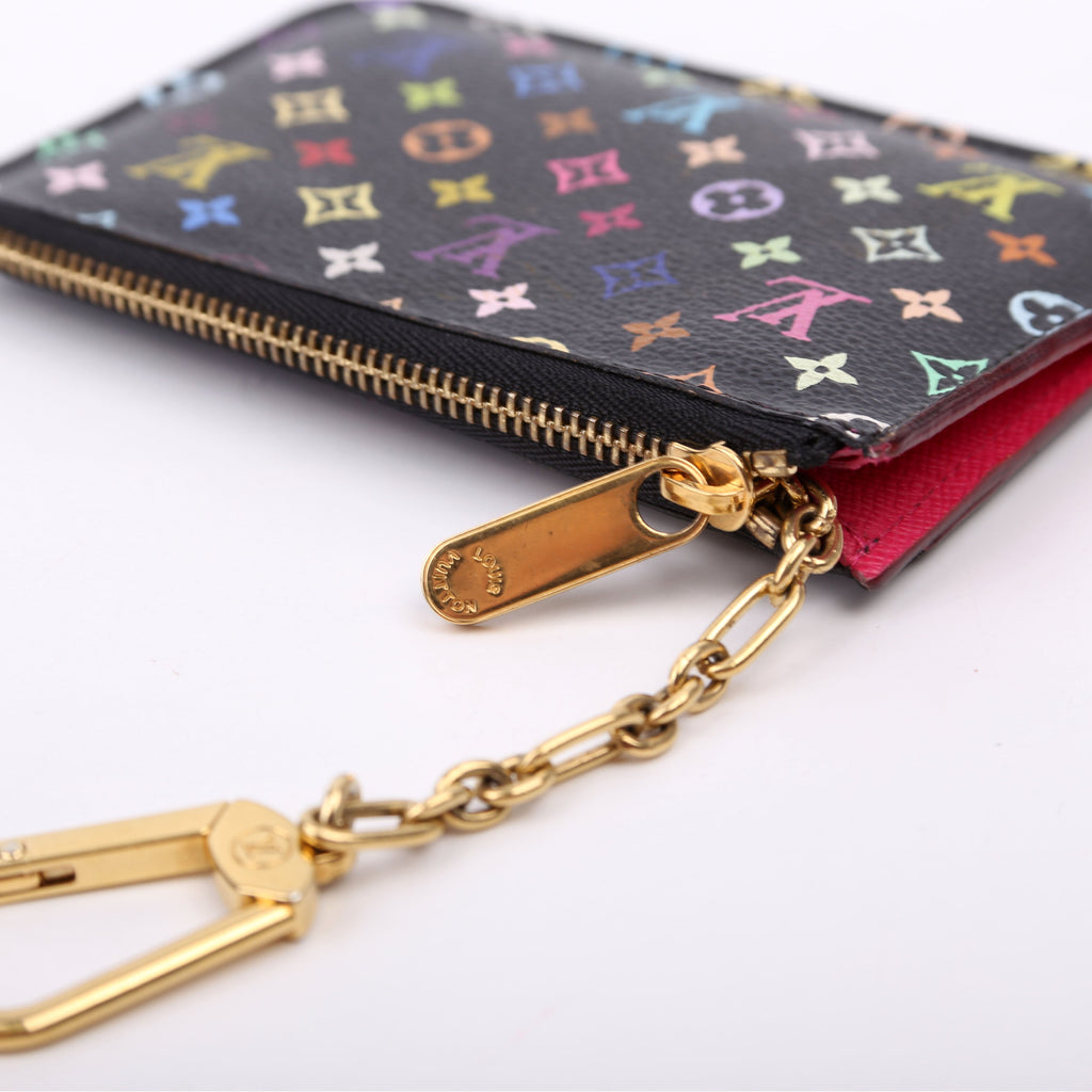 Pochette Cles NM Multicolor Monogram Black