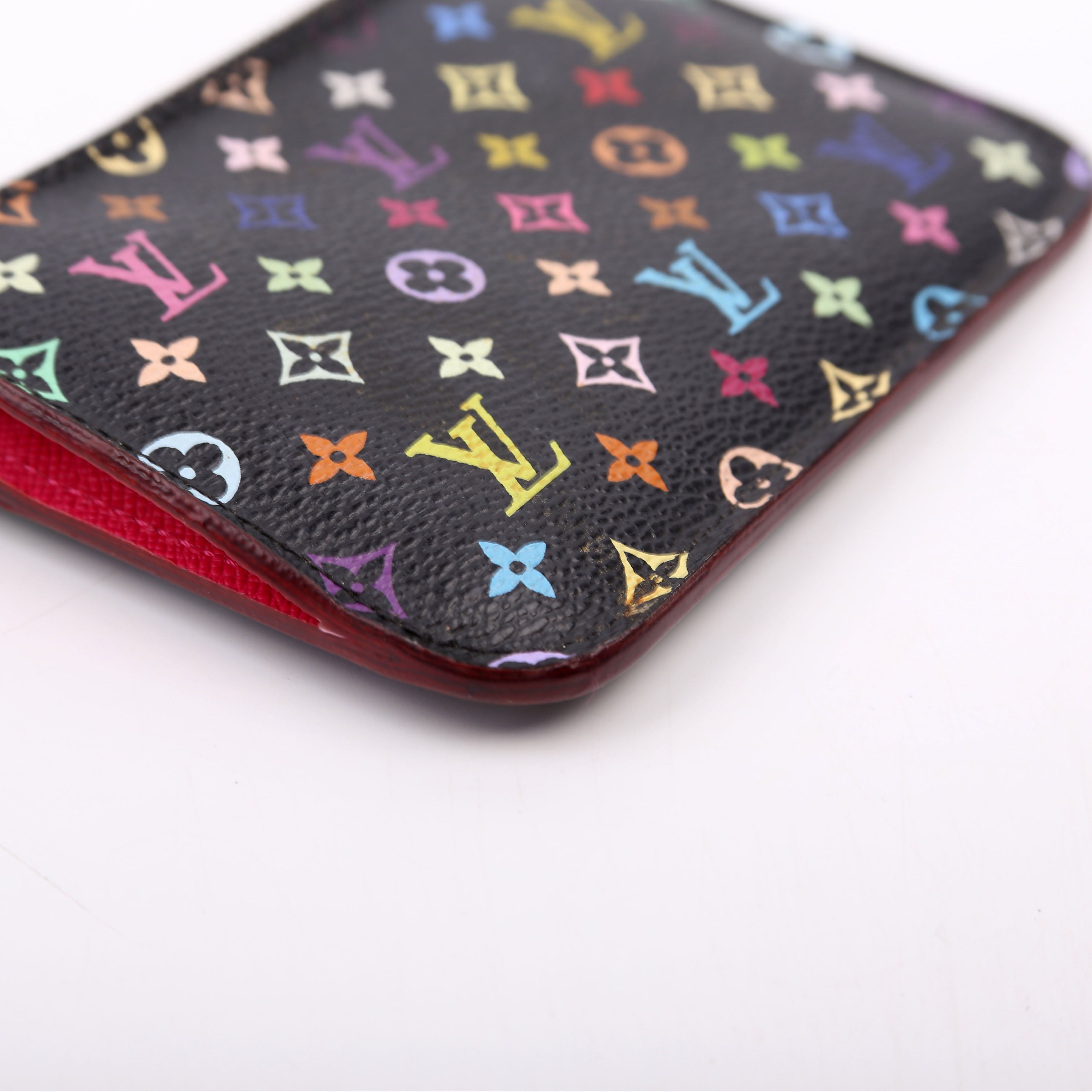 Pochette Cles NM Multicolor Monogram Black