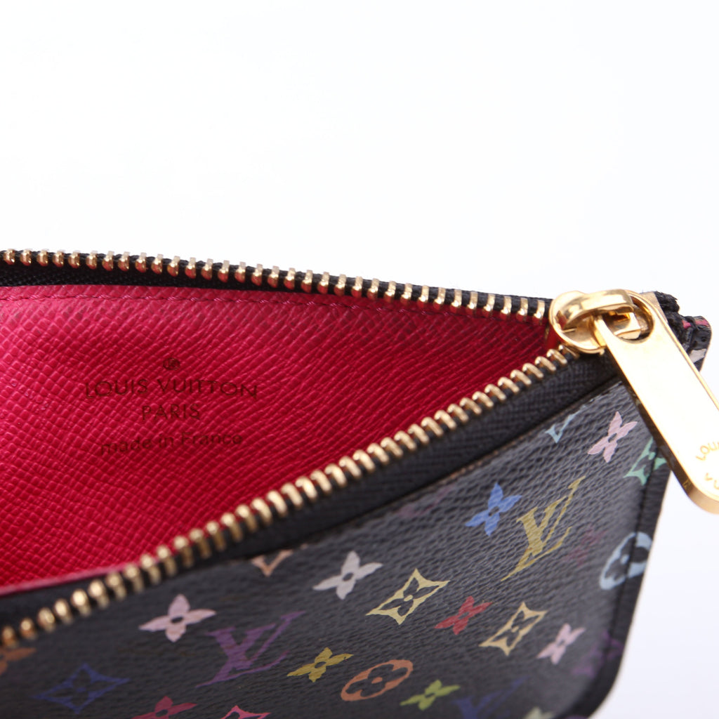 Pochette Cles NM Multicolor Monogram Black