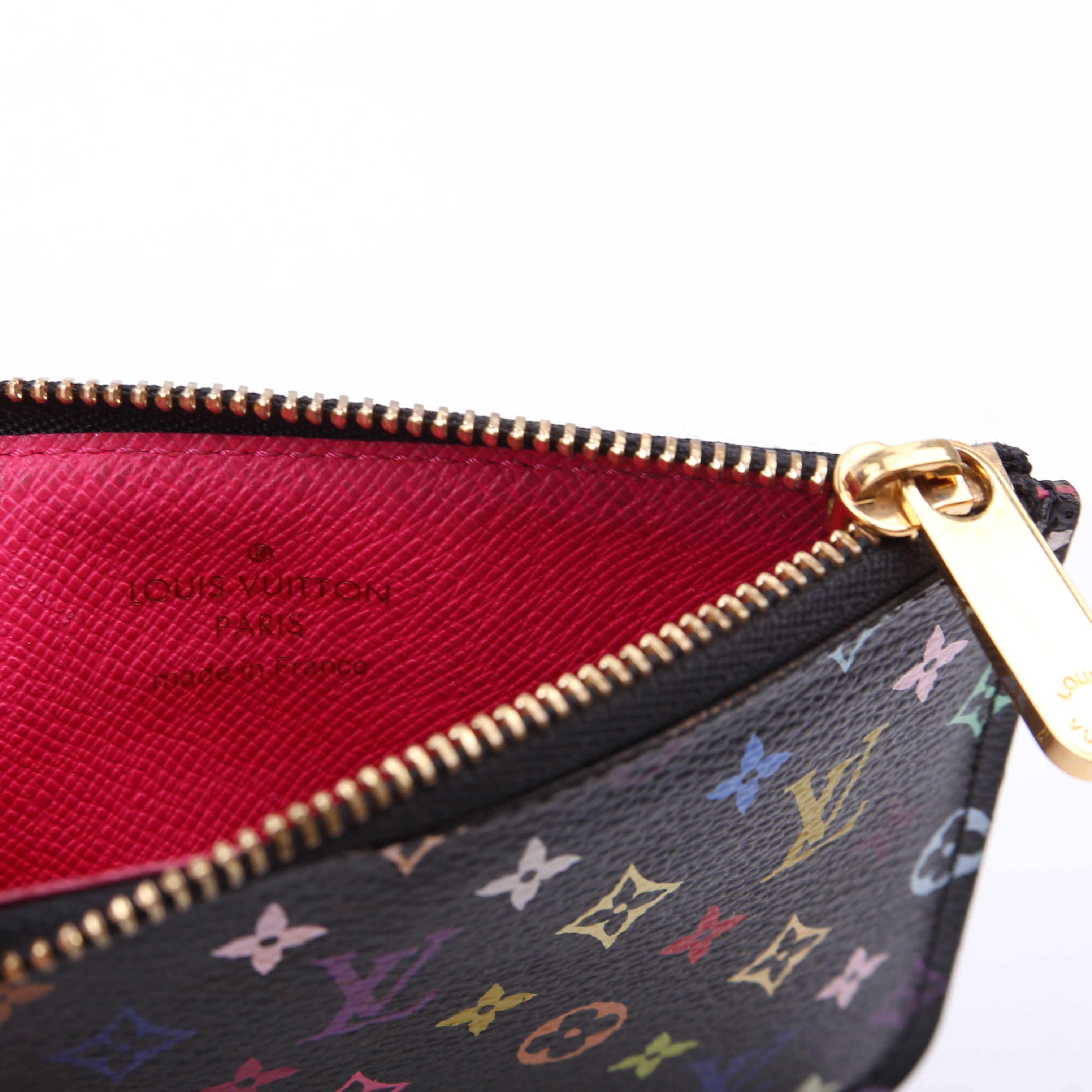 Pochette Cles NM Multicolor Monogram Black