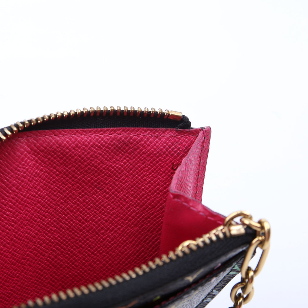 Pochette Cles NM Multicolor Monogram Black