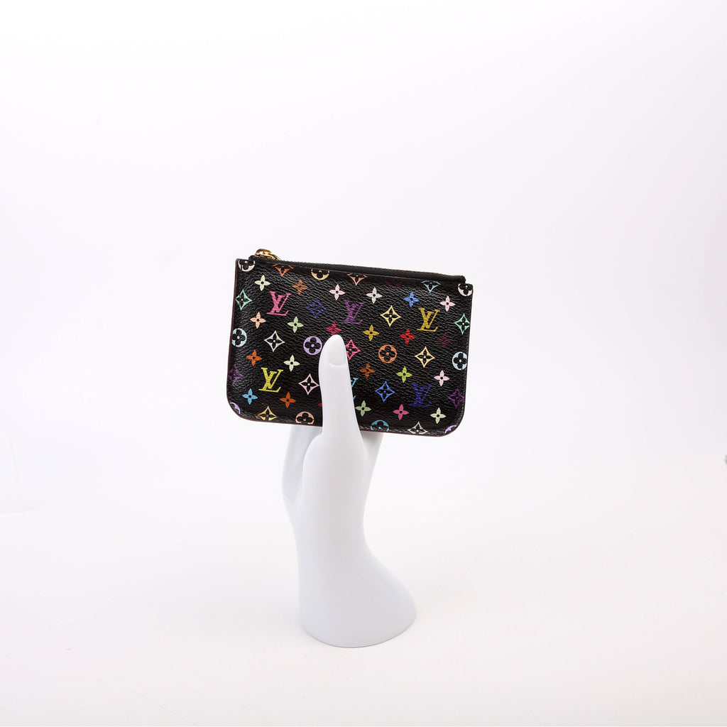 Pochette Cles NM Multicolor Monogram Black