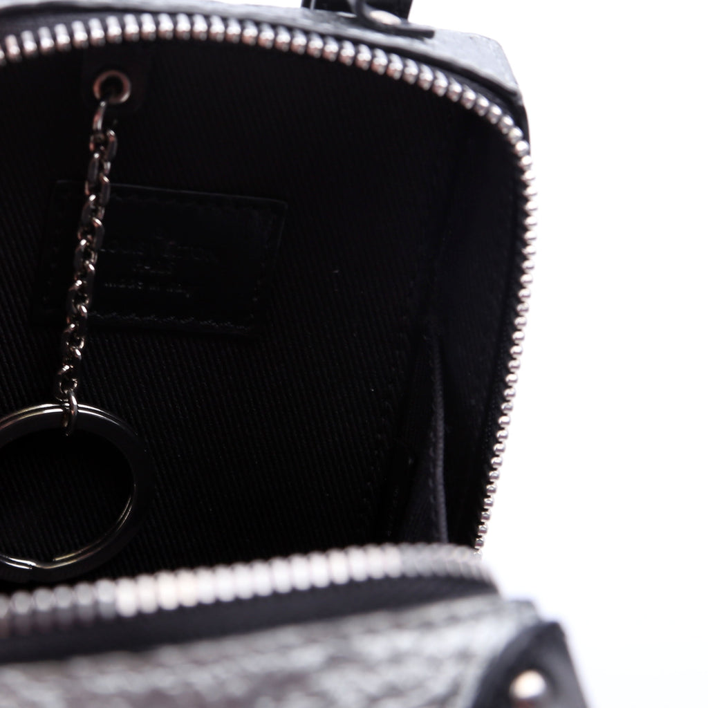 Soft Trunk Backpack Bag Charm Monogram Taurillon Silver/Black