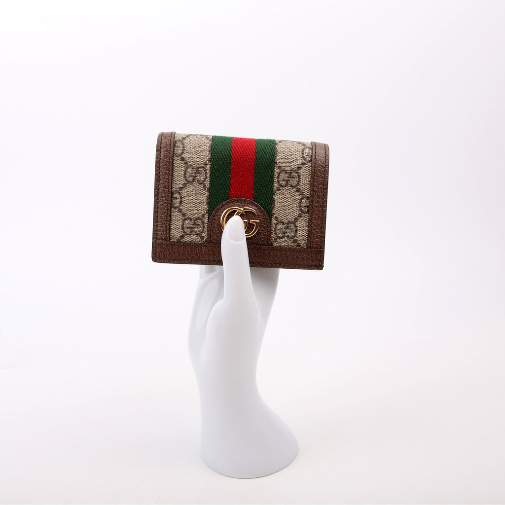 523155 Ophidia GG Card Case Wallet