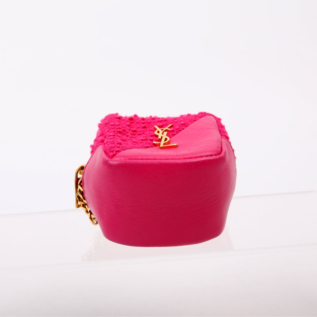 Jamie Cube Charm/Key Chain Pink