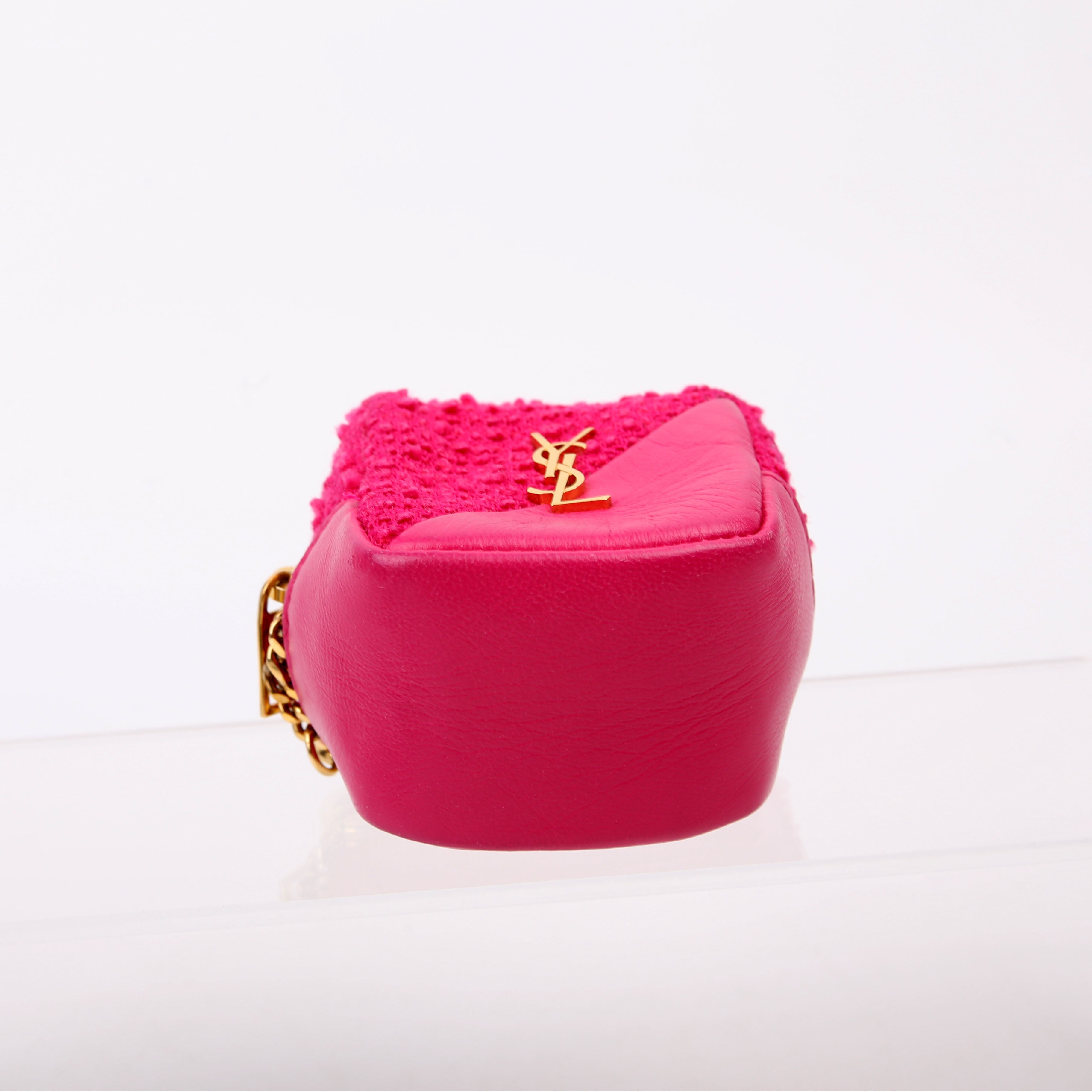 Jamie Cube Charm/Key Chain Pink