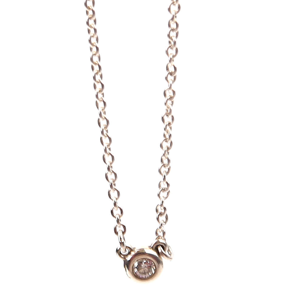 Elsa Peretti Diamonds By The Yard Pendant 925 Silver