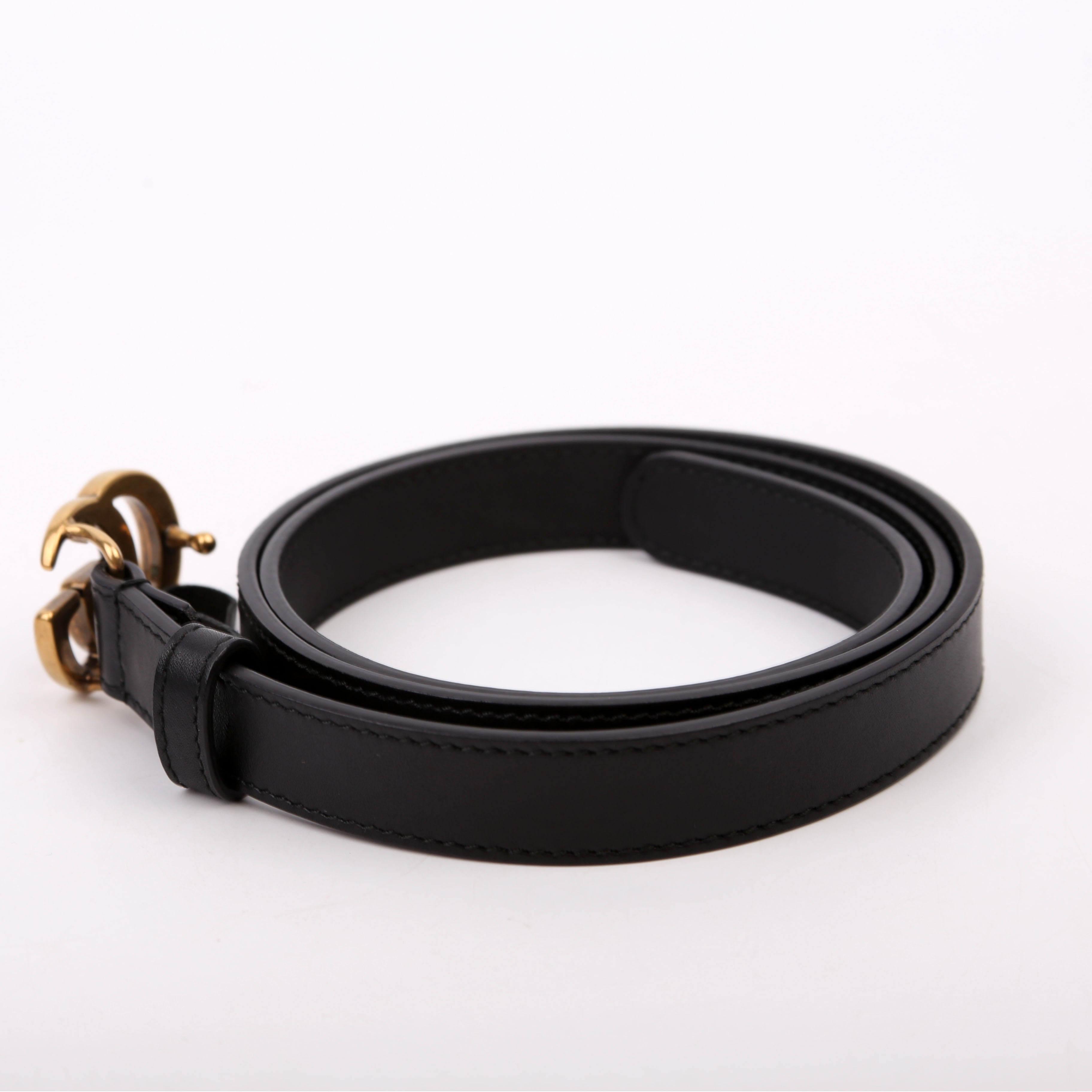Gucci 409417 GG Marmont Thin Belt Size 80/32