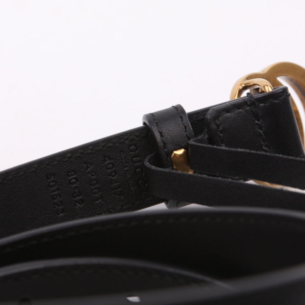 Gucci 409417 GG Marmont Thin Belt Size 80/32