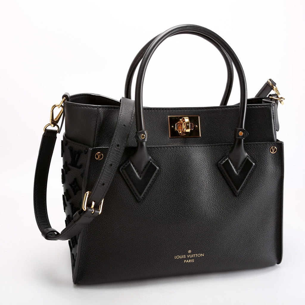 On My Side MM Calfskin Black