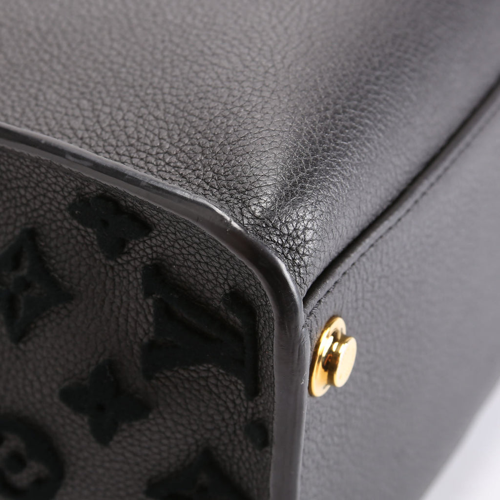 On My Side MM Calfskin Black