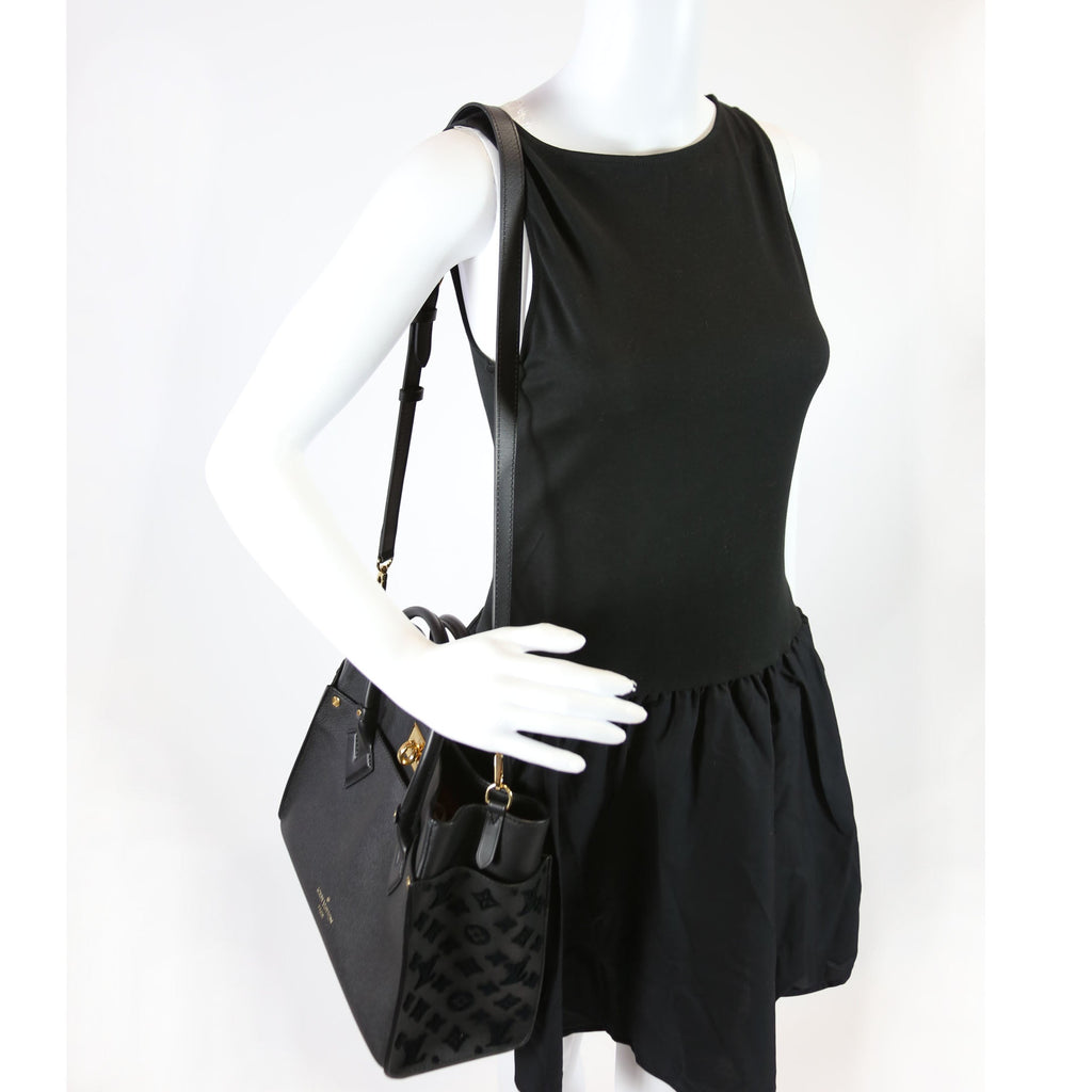 On My Side MM Calfskin Black