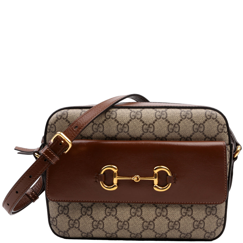 645454 Horsebit 1955 Small Crossbody Brown