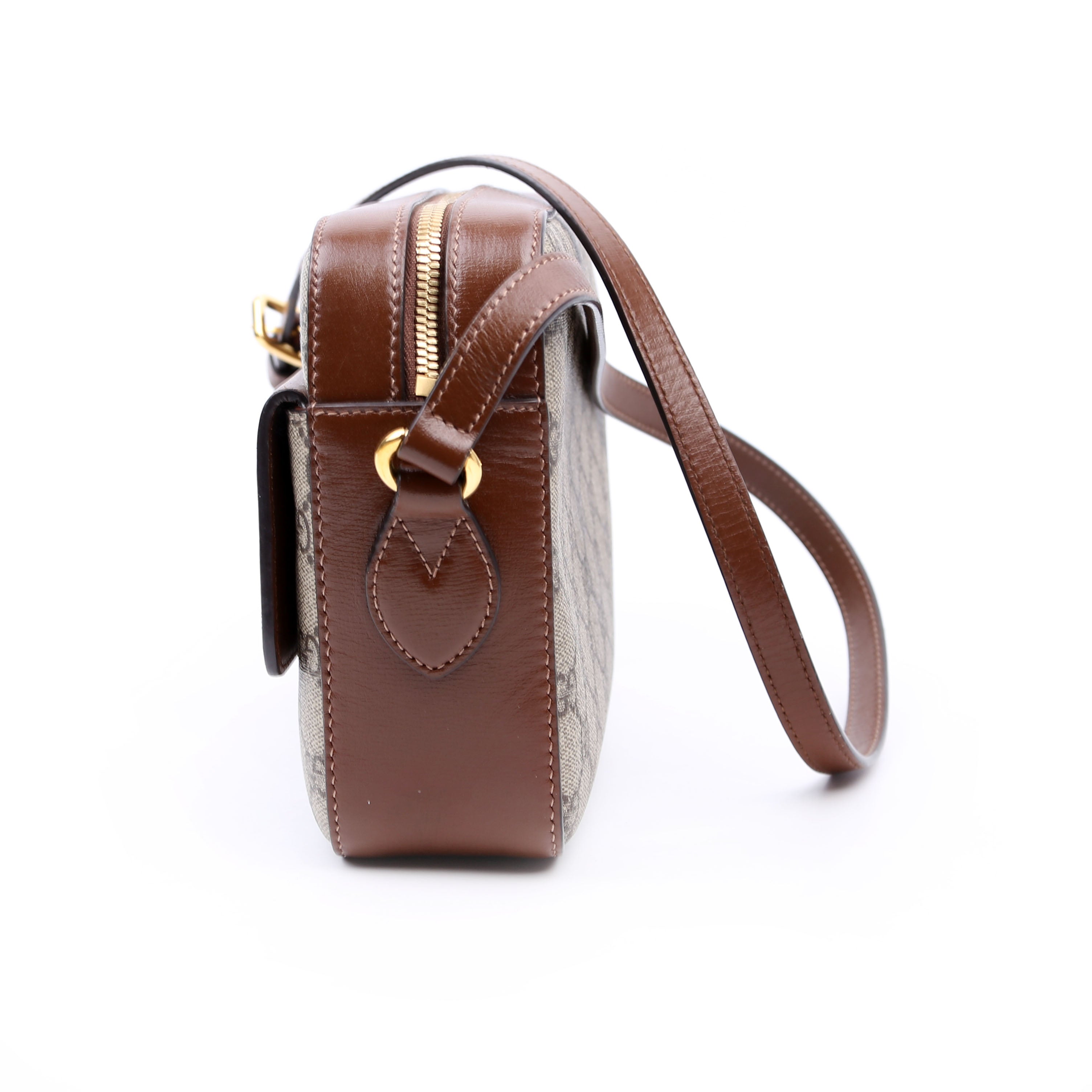645454 Horsebit 1955 Small Crossbody Brown
