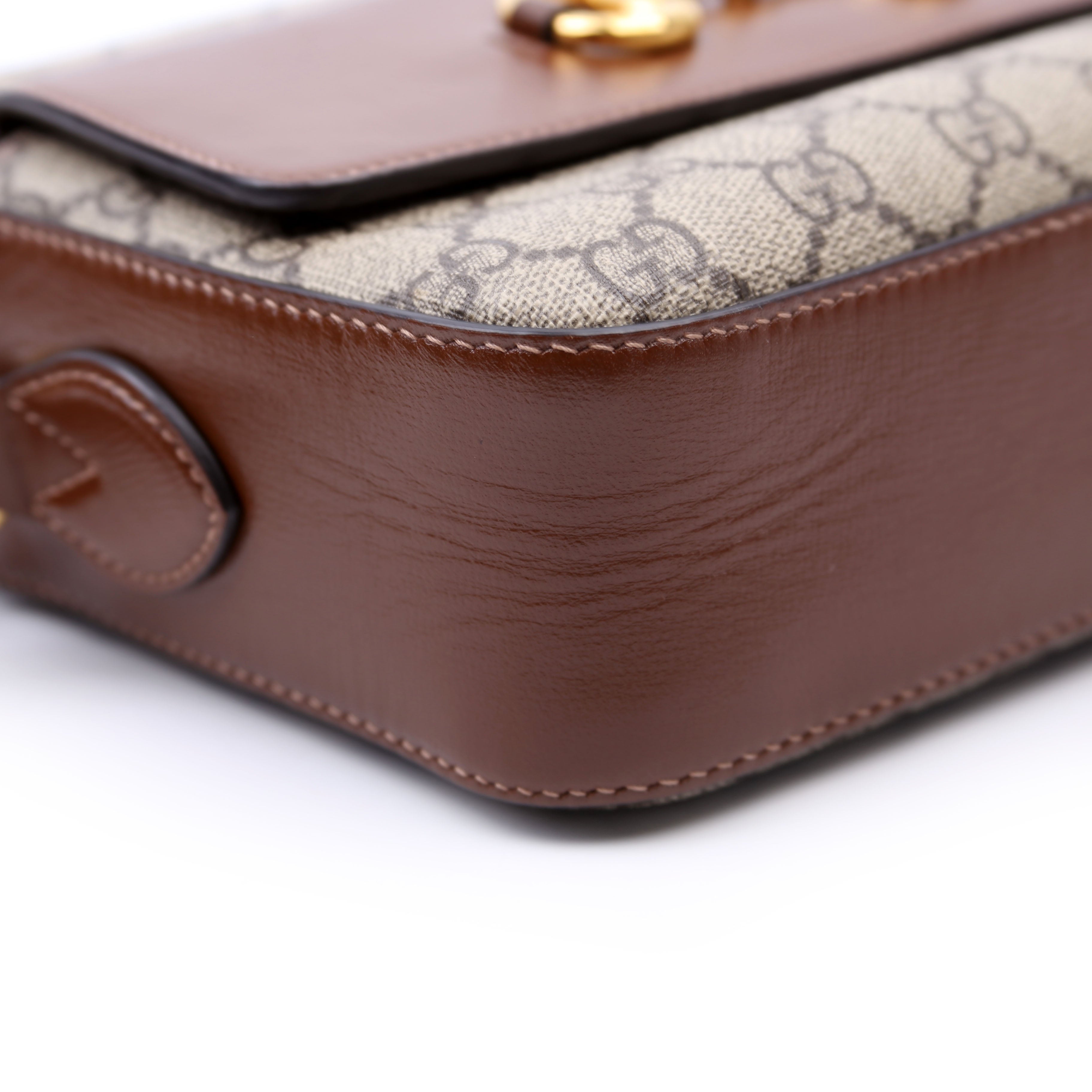 645454 Horsebit 1955 Small Crossbody Brown