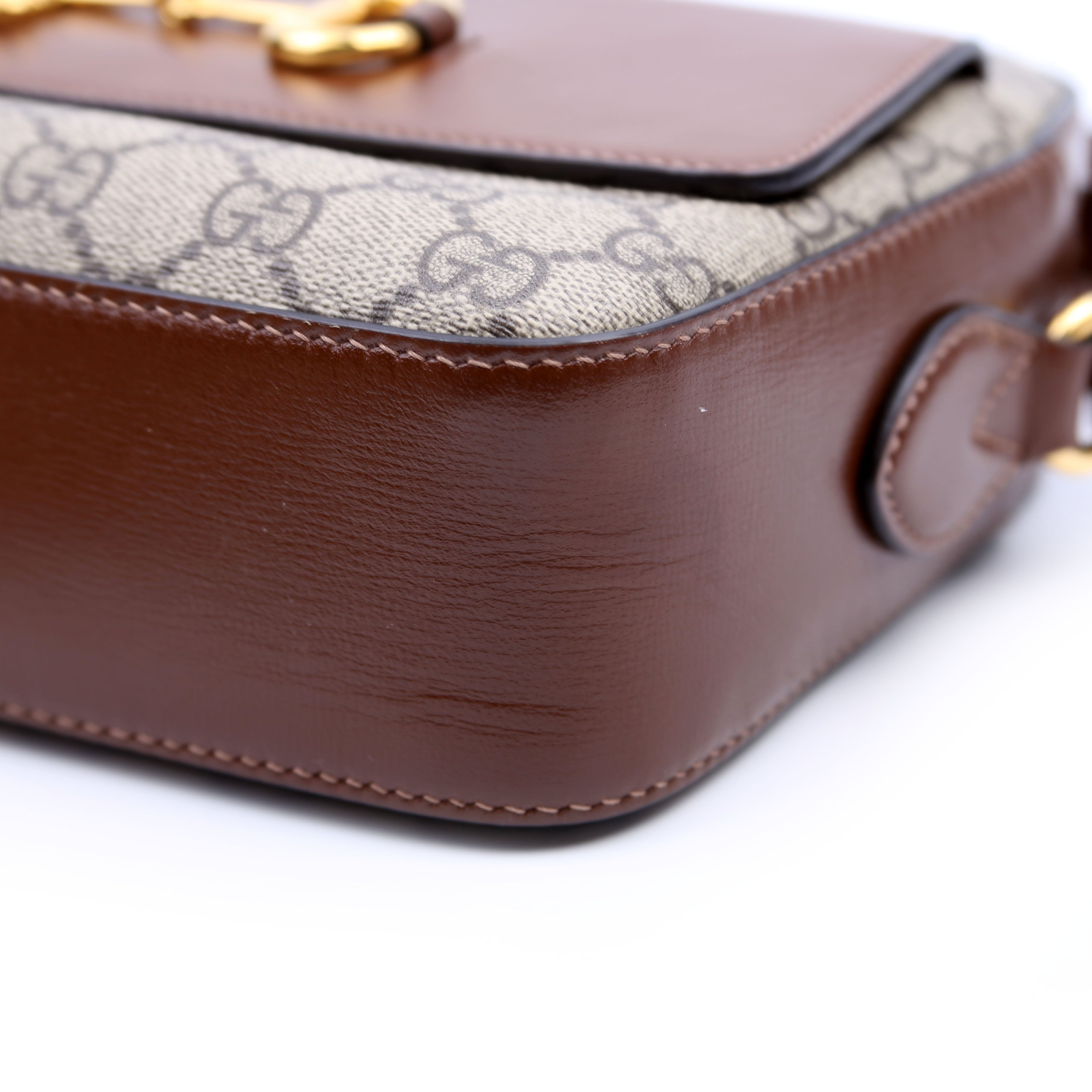 645454 Horsebit 1955 Small Crossbody Brown