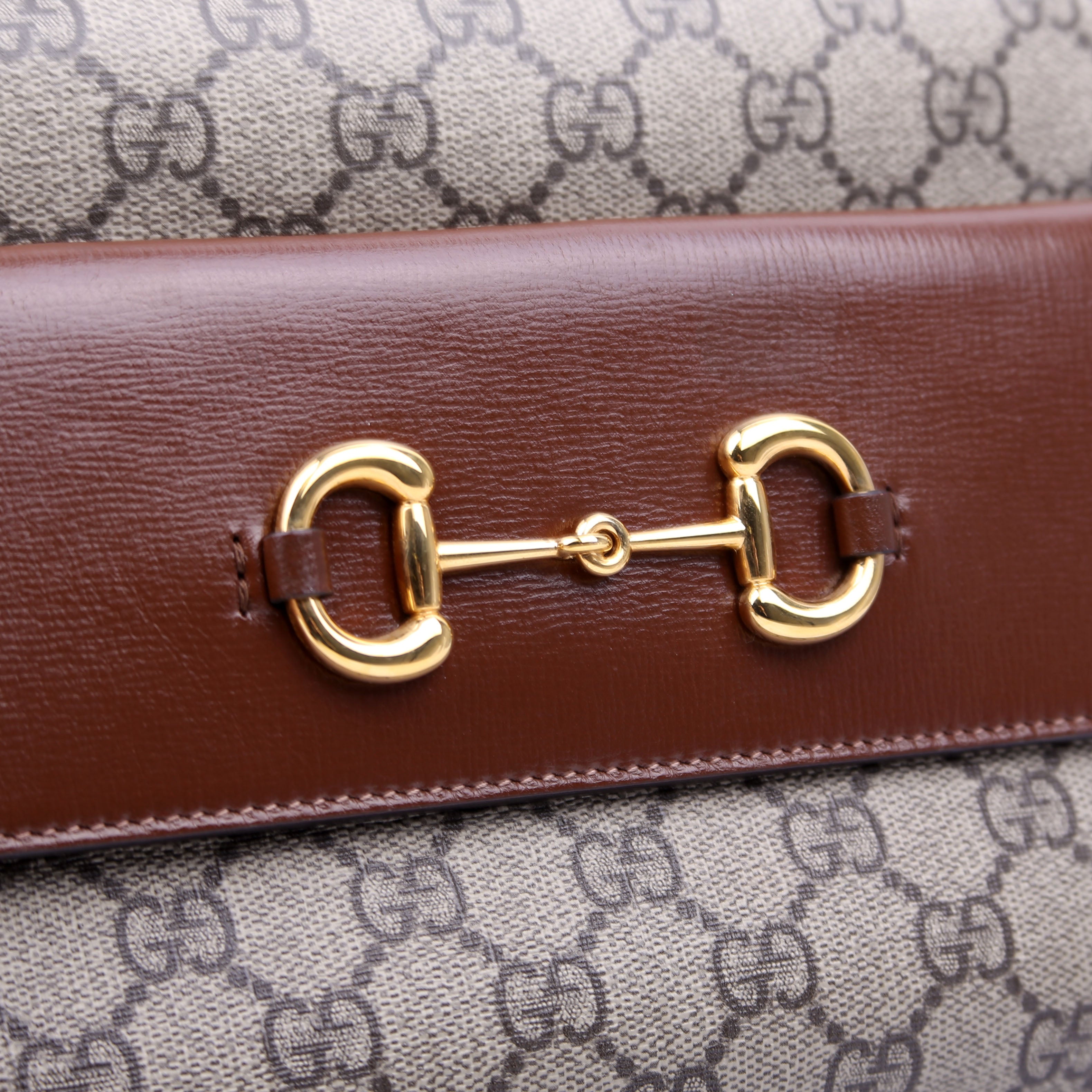645454 Horsebit 1955 Small Crossbody Brown