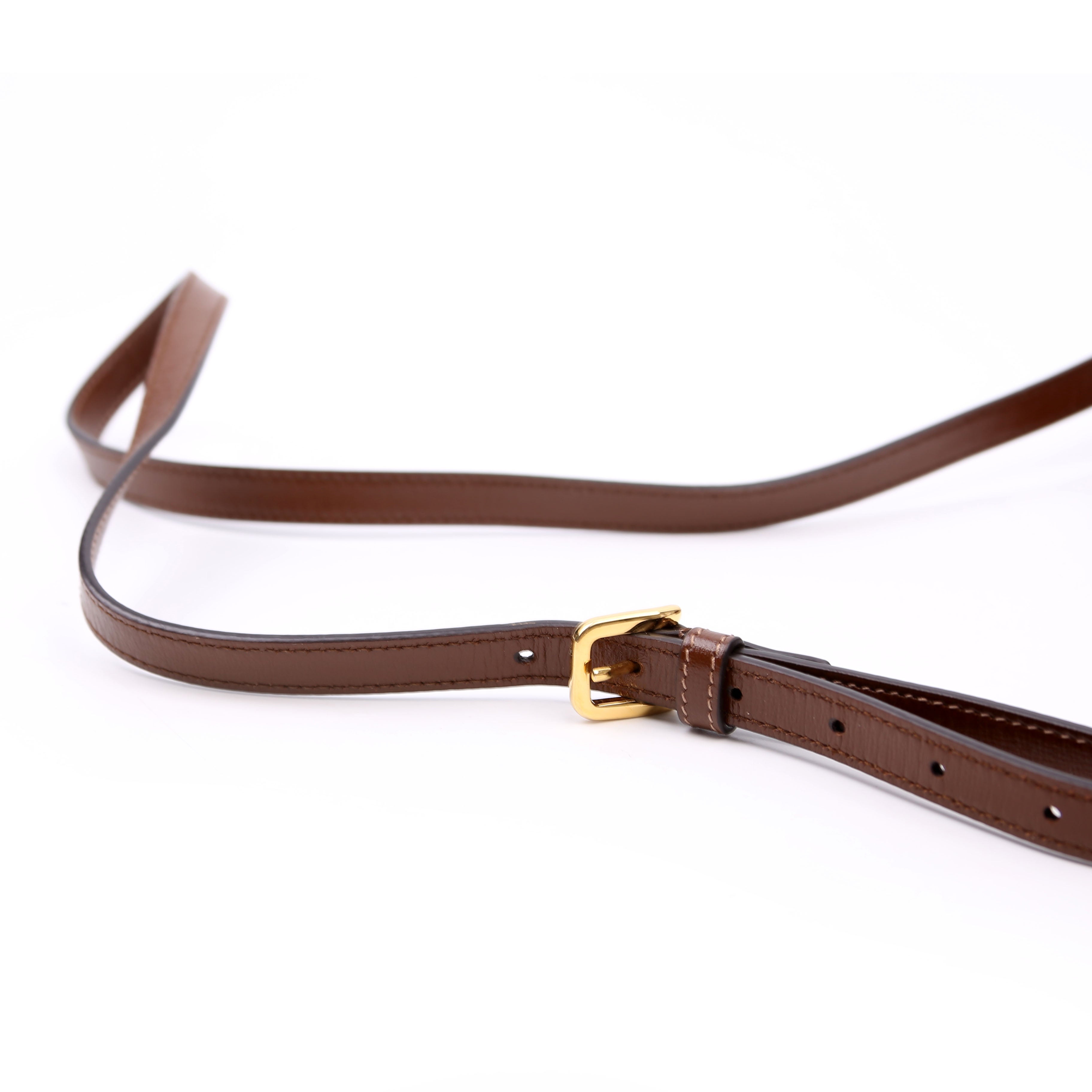 645454 Horsebit 1955 Small Crossbody Brown
