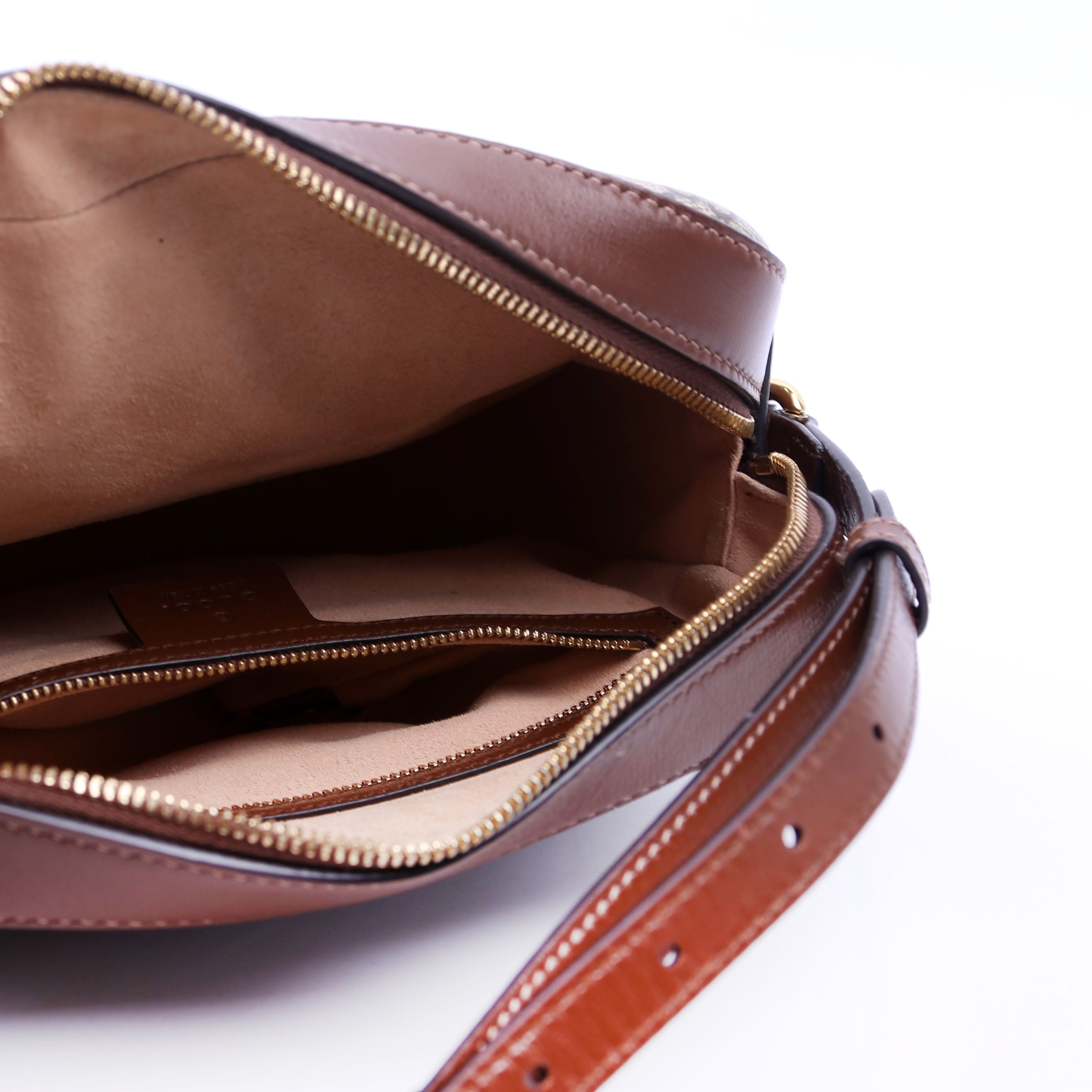 645454 Horsebit 1955 Small Crossbody Brown