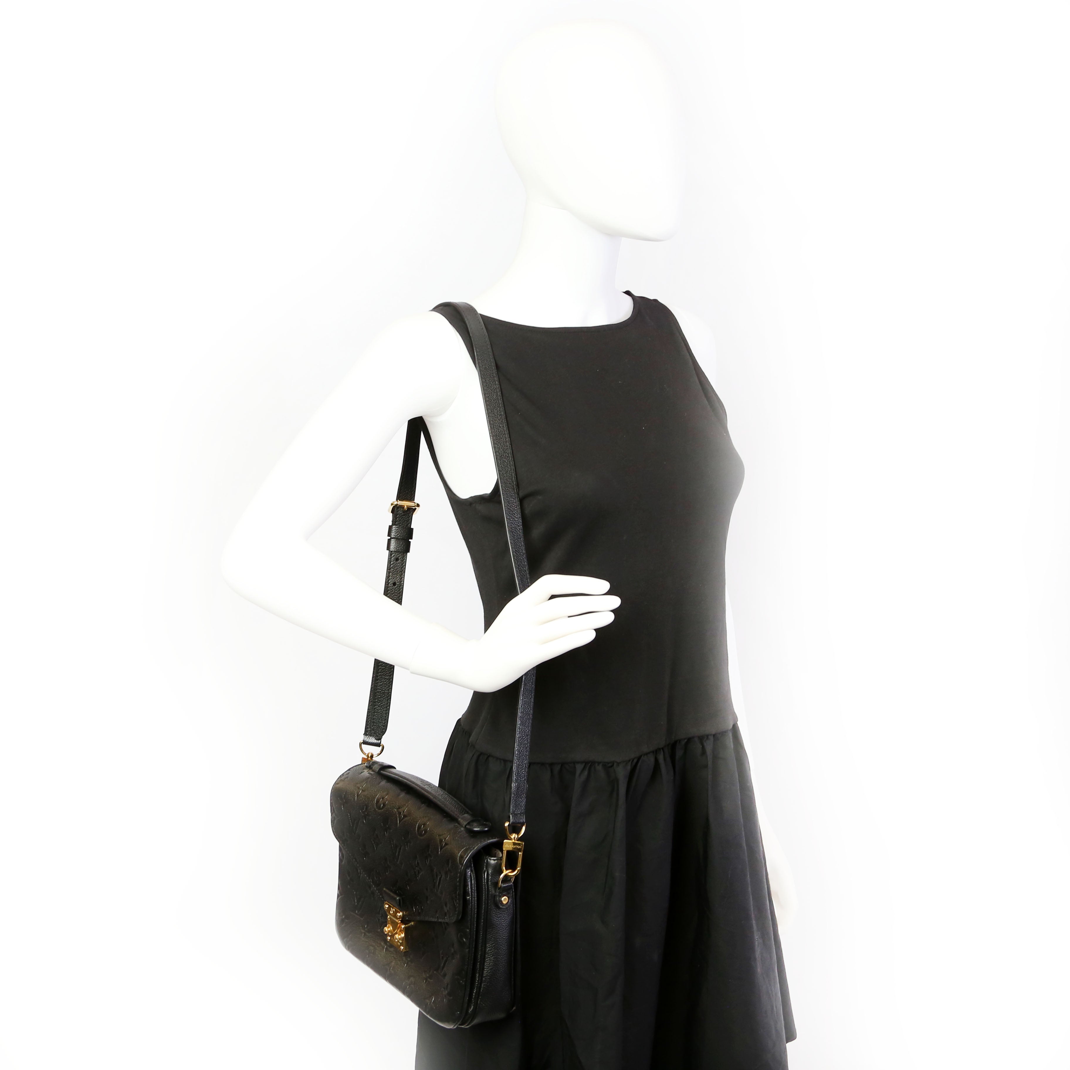 Pochette Metis Empreinte Black