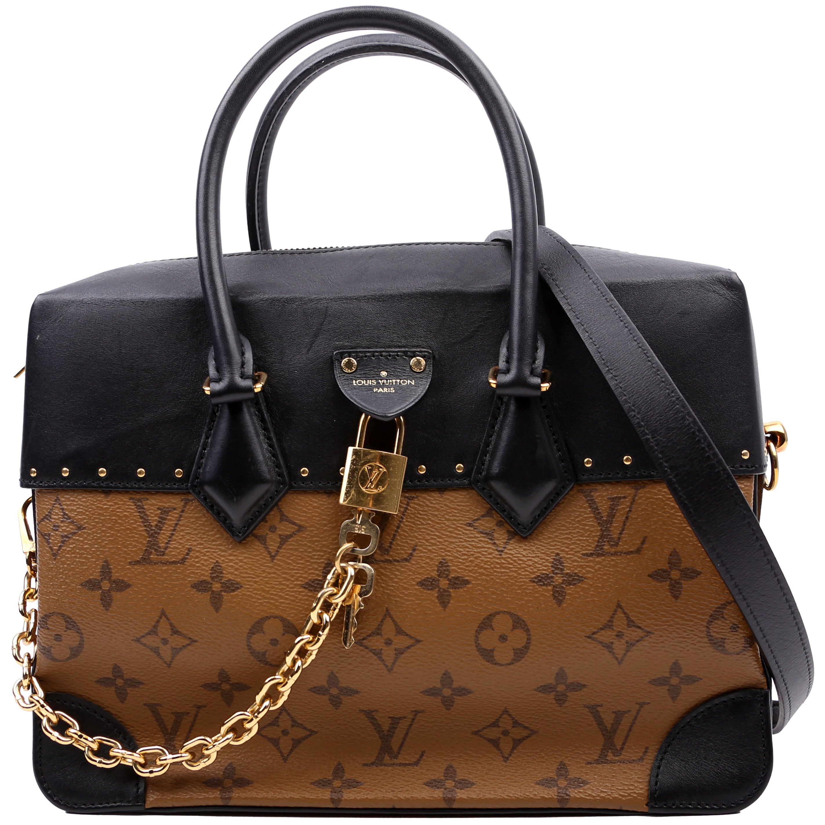 City Malle Reversed Monogram Black