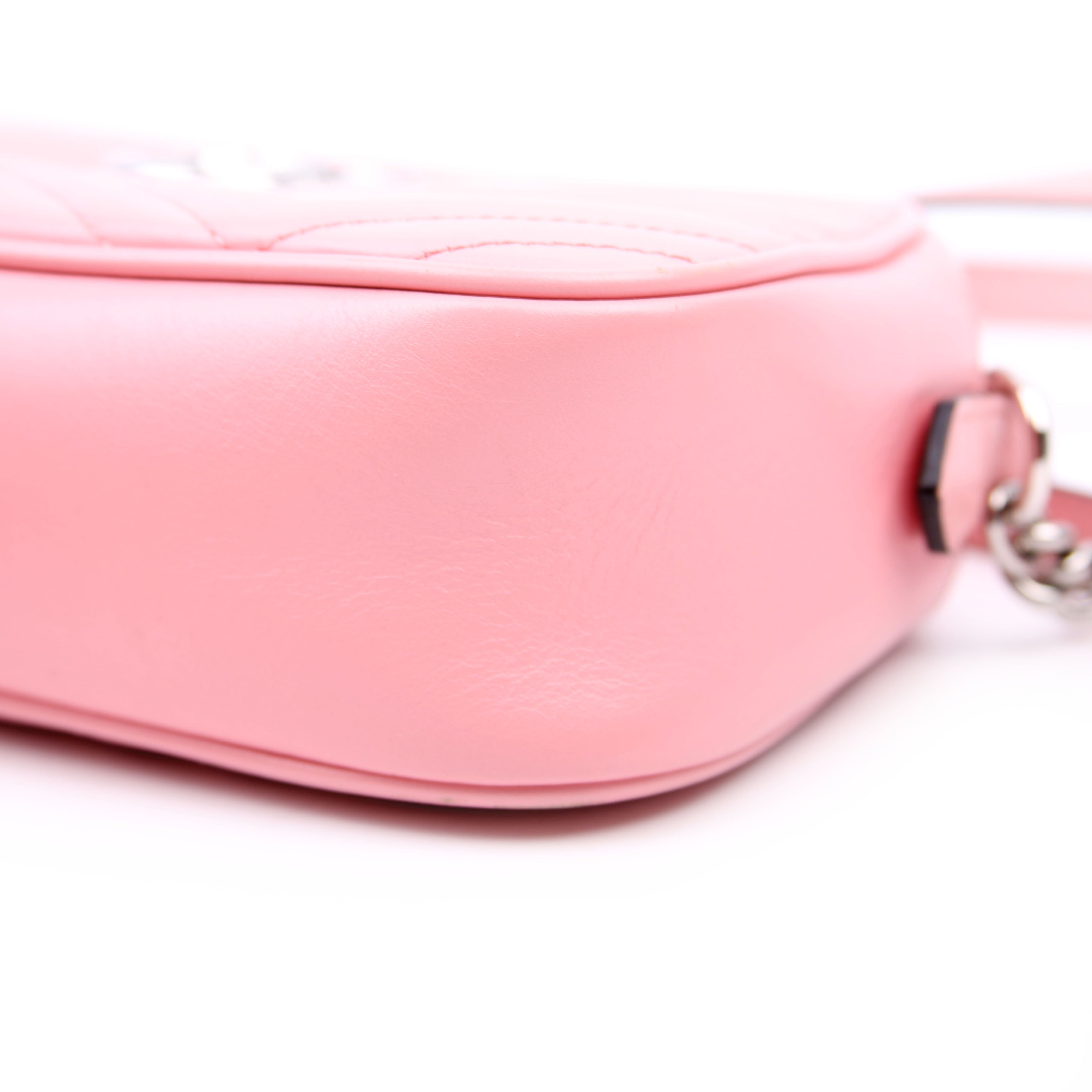 447632 Marmont Small Leather Camera Pink