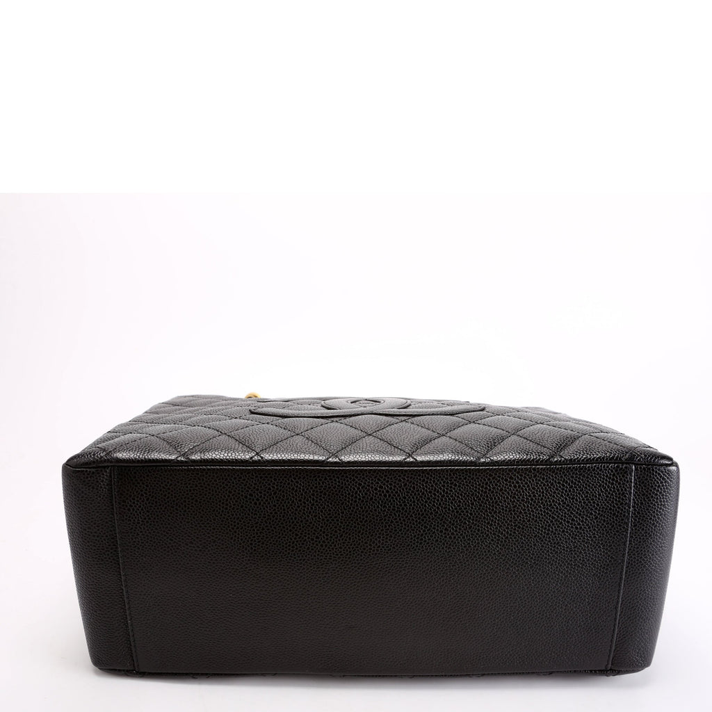 Grand Shopping Tote Caviar Black