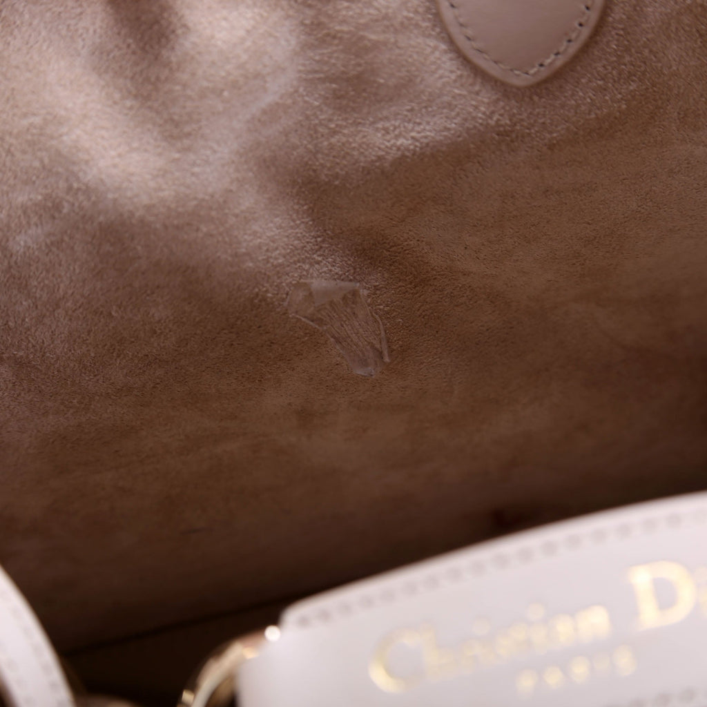 Dior Toujours Medium Macrocannage Calfskin Bag Beige