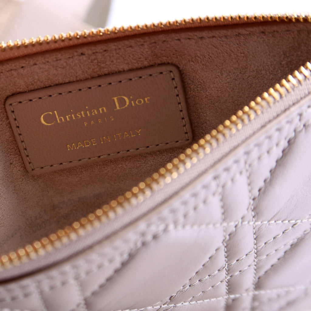 Dior Toujours Medium Macrocannage Calfskin Bag Beige