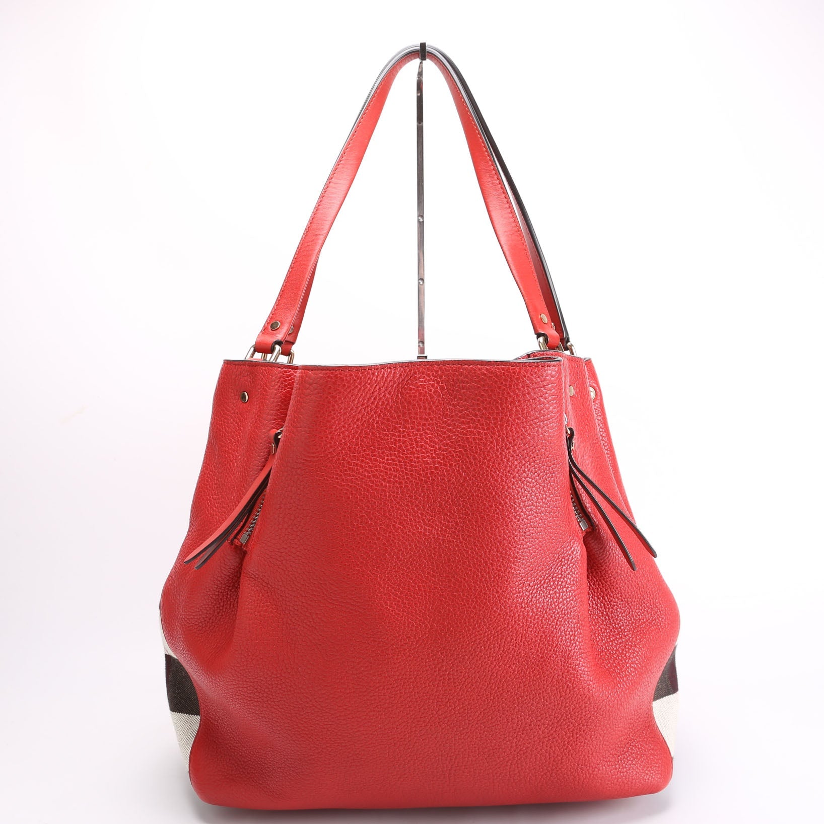 Maidstone Leather Medium Hobo Red