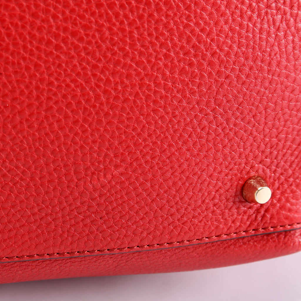 Maidstone Leather Medium Hobo Red