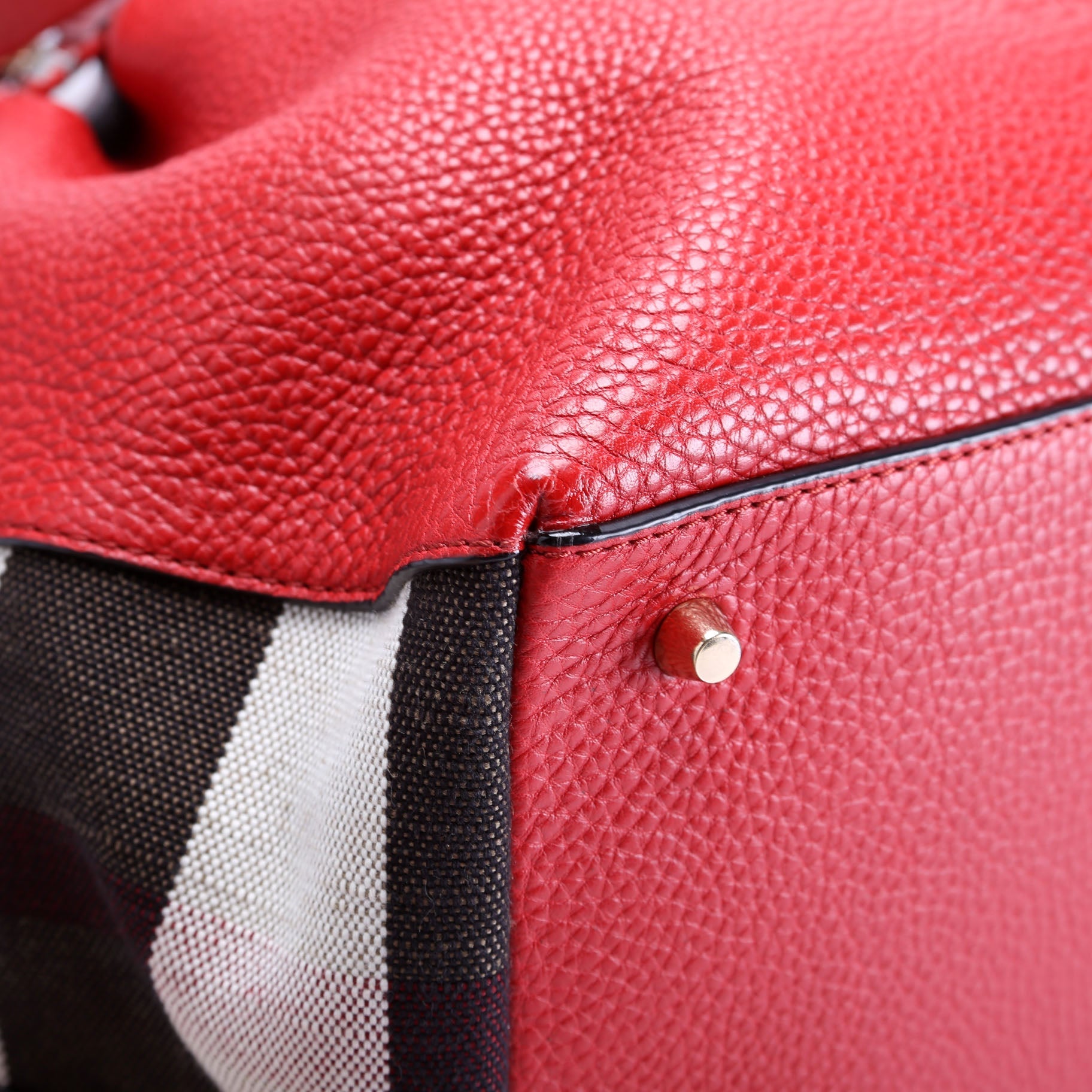 Maidstone Leather Medium Hobo Red