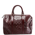 193603 GG Imprime Joy Boston Bag Burgundy