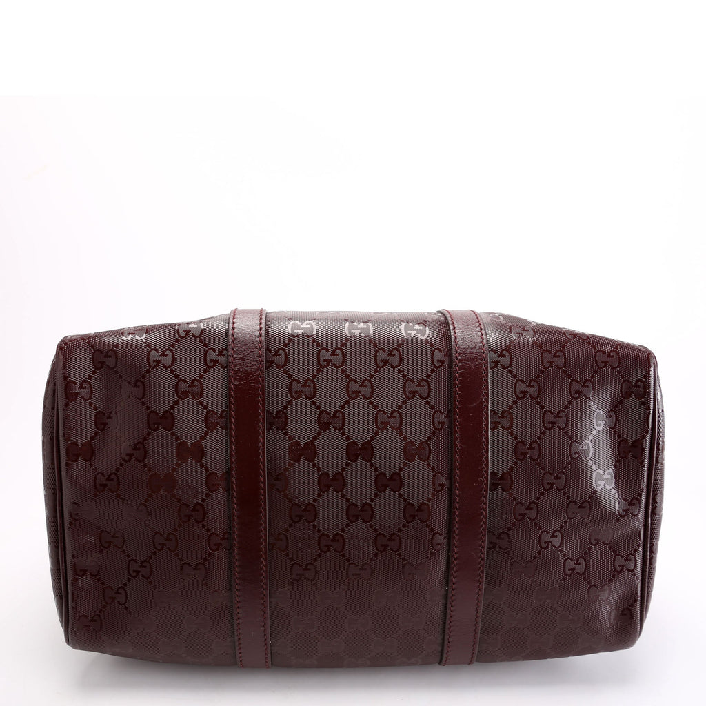 193603 GG Imprime Joy Boston Bag Burgundy