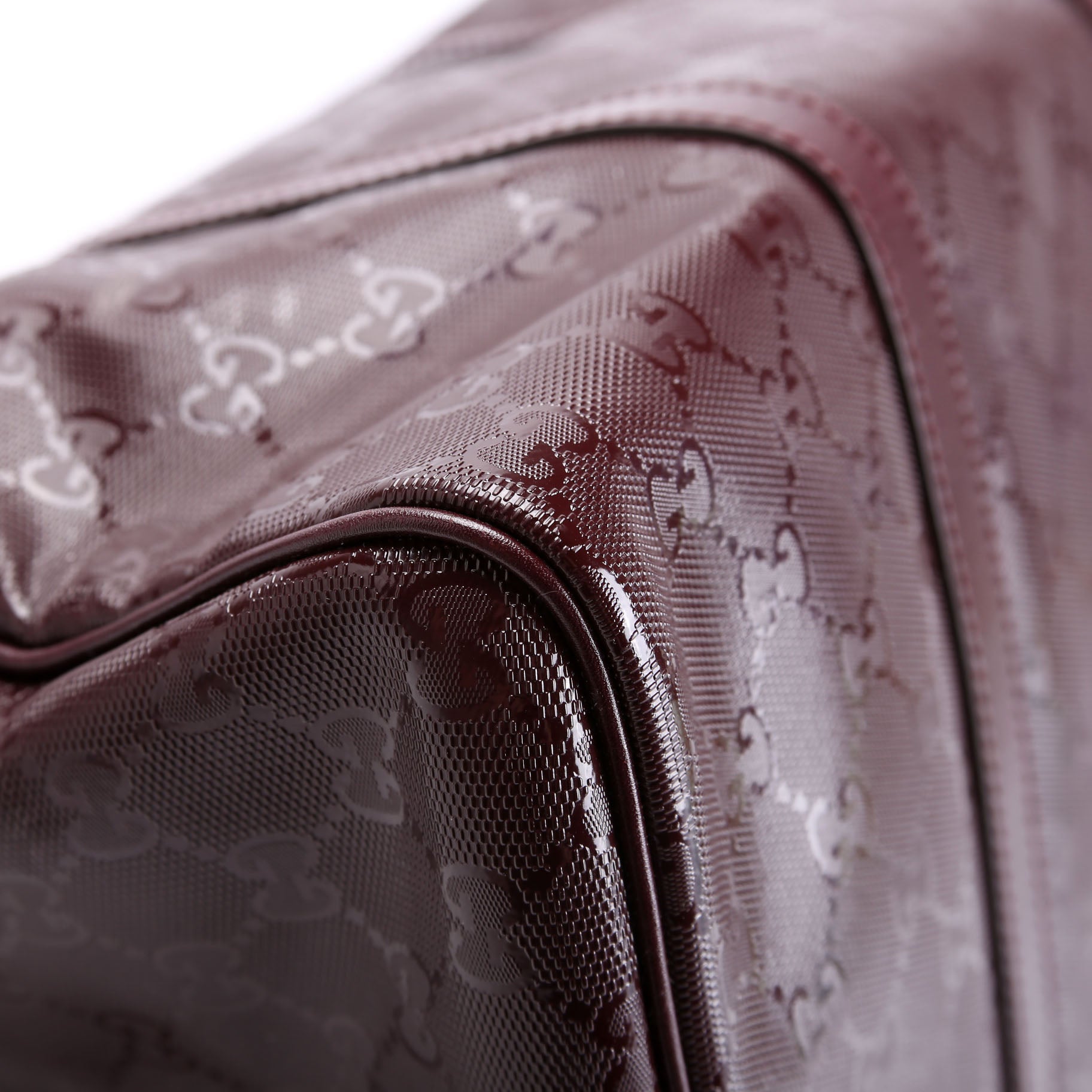 193603 GG Imprime Joy Boston Bag Burgundy