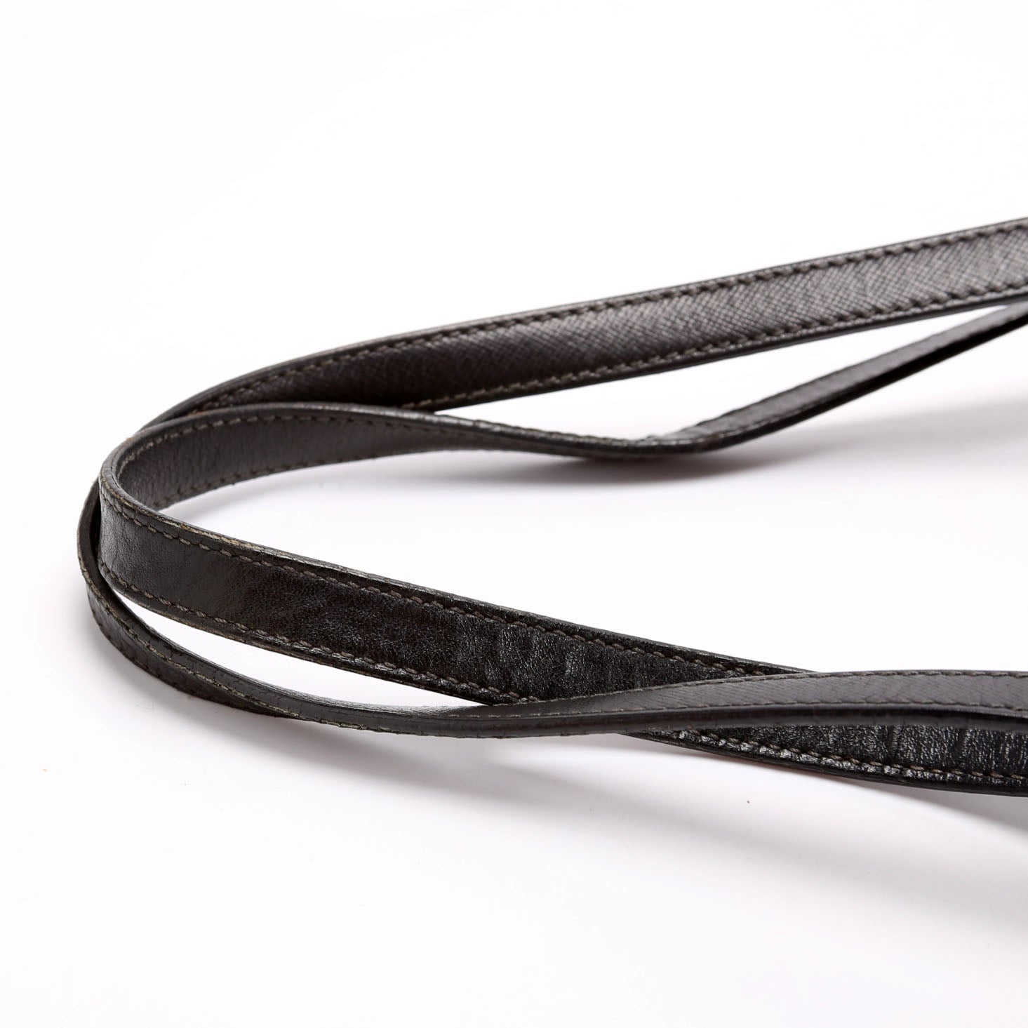 Logo To Vintage Nylon/Saffiano Black