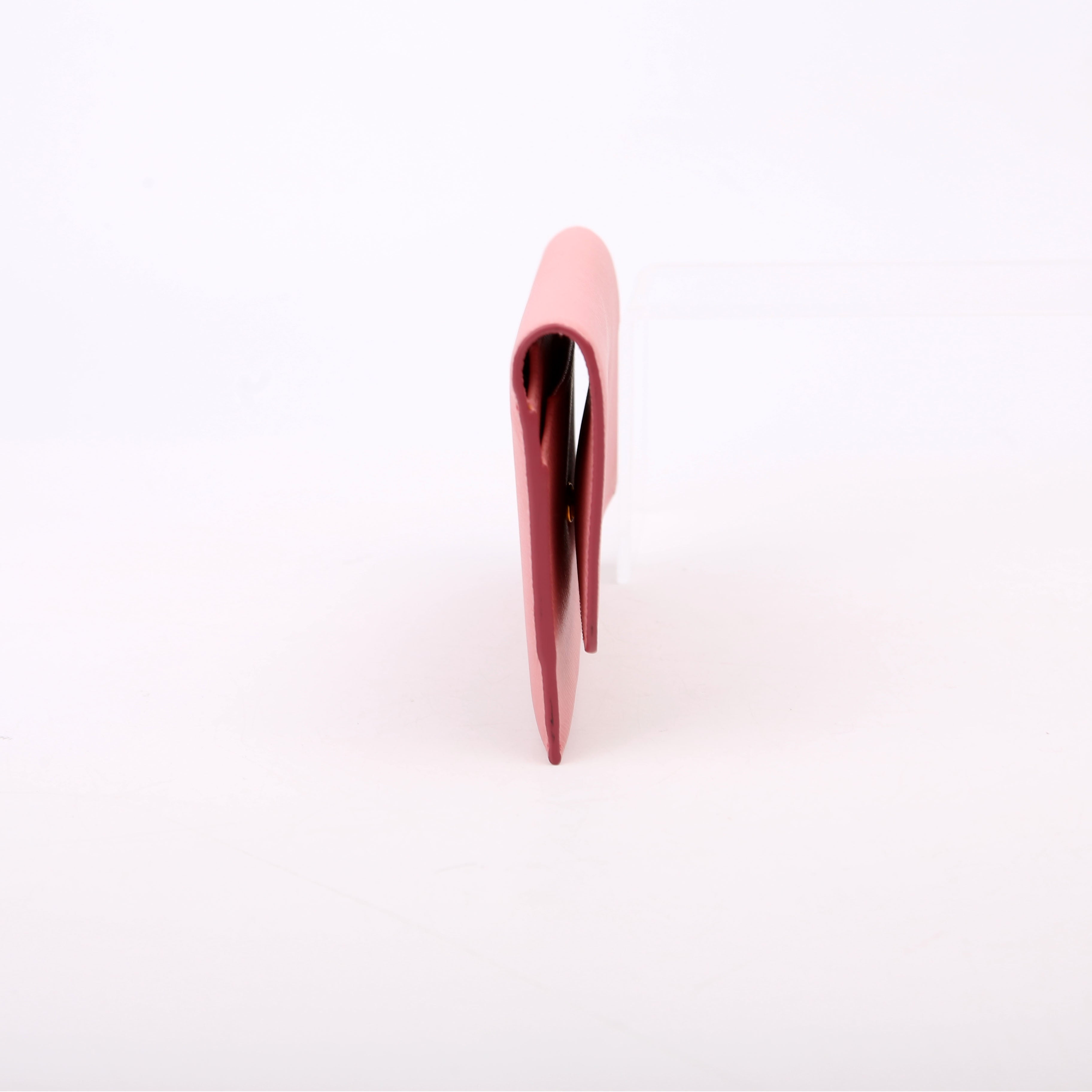 Saffiano Envelope Wallet Small Pink
