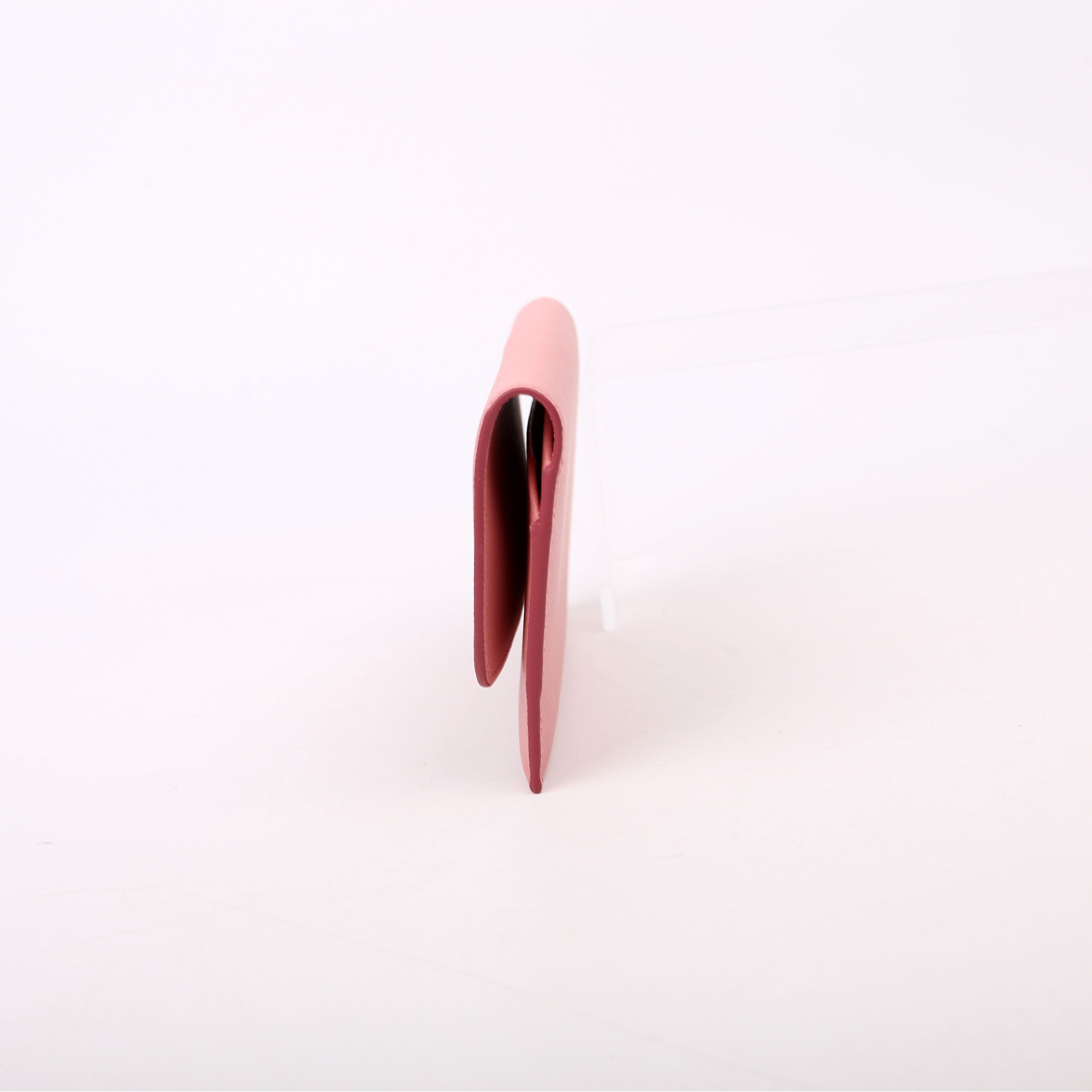 Saffiano Envelope Wallet Small Pink