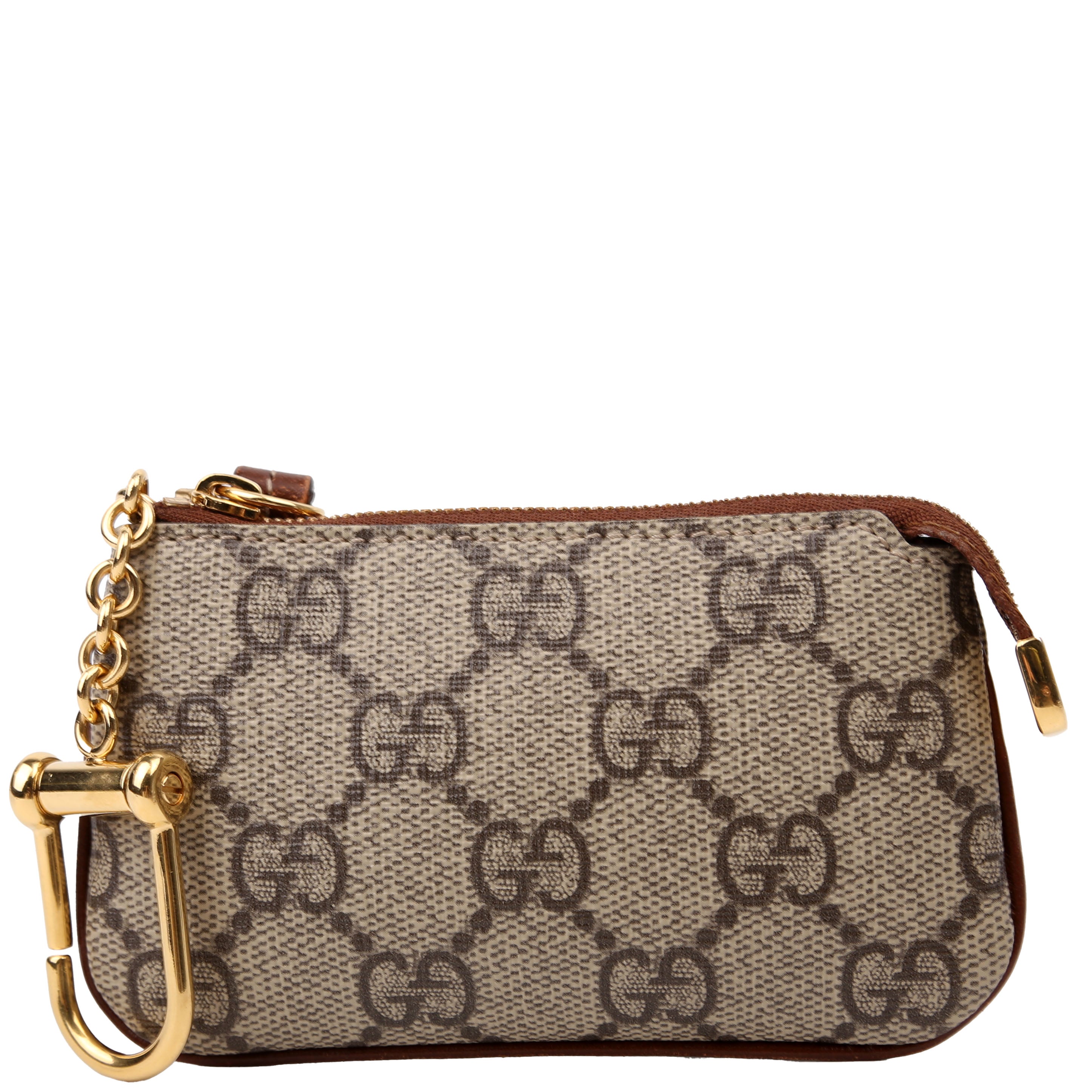 447964 GG Supreme Key Case Brown