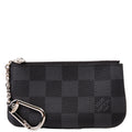 Pochette Cles Damier Graphite